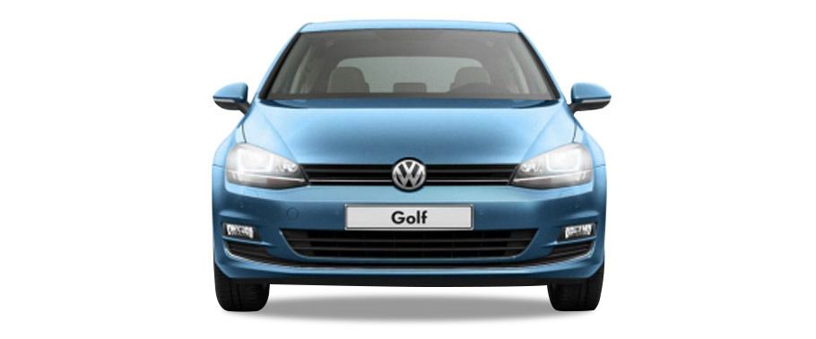 Full Rear View of Volkswagen Golf (2012-2017) Full Rear View of Volkswagen Golf (2012-2017)