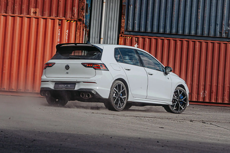 Golf R Rear angle view Golf R Rear angle view