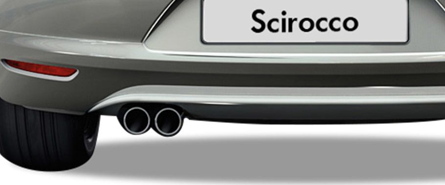 Exhaust Pipe of Volkswagen Scirocco