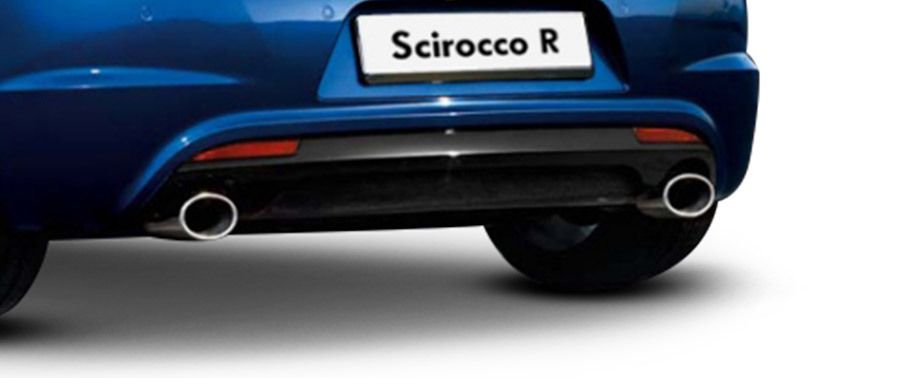 Exhaust Pipe of Volkswagen Scirocco R Exhaust Pipe of Volkswagen Scirocco R