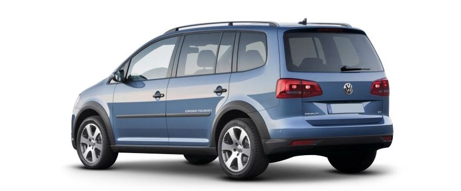Rear Cross Side View of Volkswagen Cross Touran Rear Cross Side View of Volkswagen Cross Touran