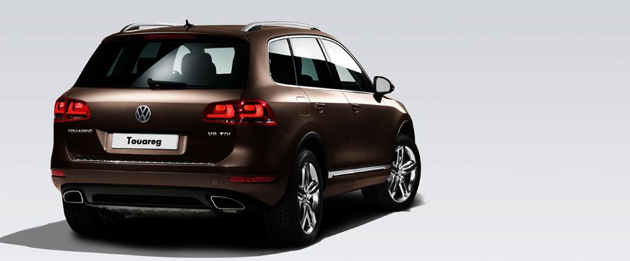 Touareg TDI Rear angle view