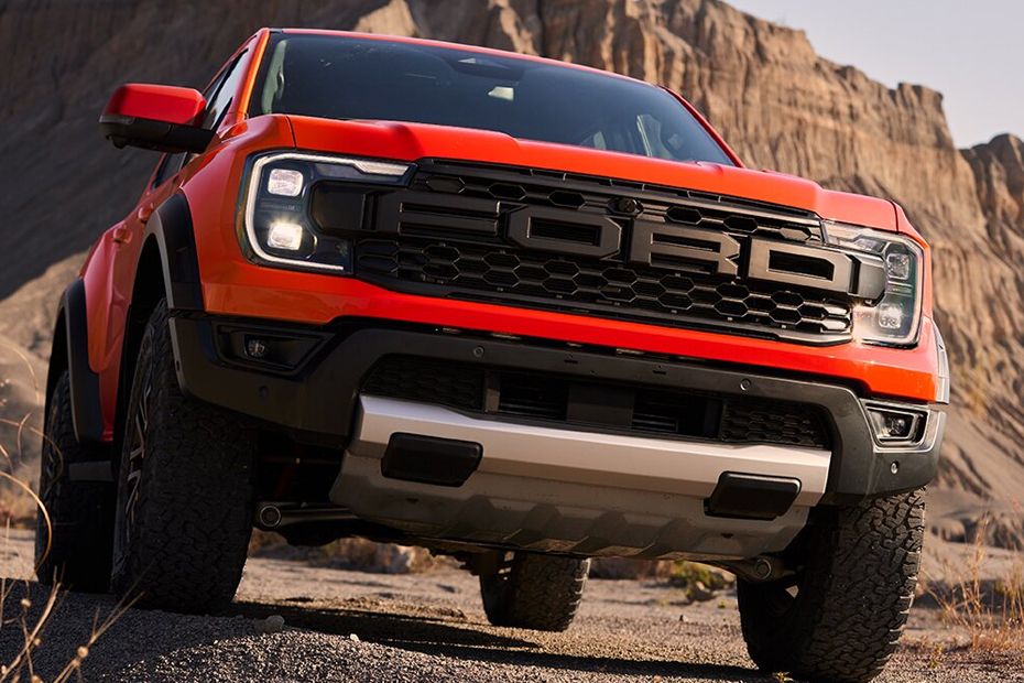 Ranger Raptor Front deep low Angle View Ranger Raptor Front deep low Angle View