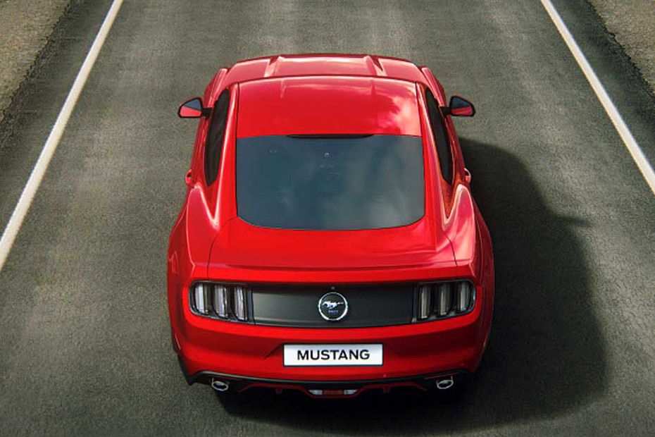 Full Rear View of Ford Mustang Full Rear View of Ford Mustang