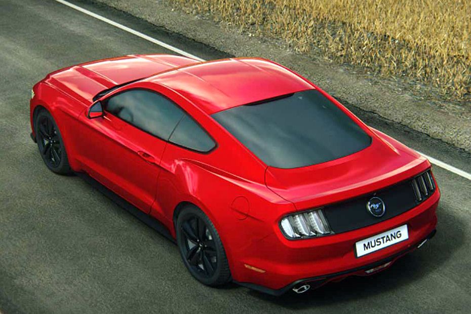 Rear Cross Side View of Ford Mustang Rear Cross Side View of Ford Mustang