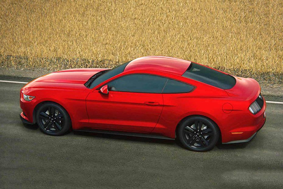 Rear Cross View of Ford Mustang Rear Cross View of Ford Mustang