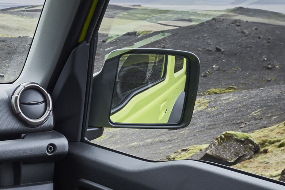 Suzuki Jimny Drivers Side Mirror Rear Angle Suzuki Jimny Drivers Side Mirror Rear Angle