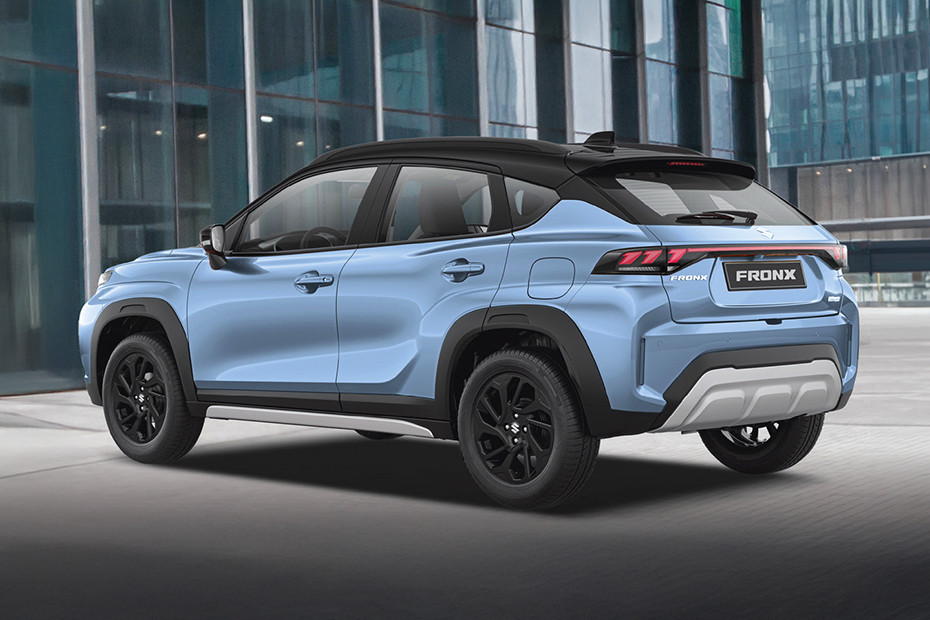 Rear Cross Side View of Suzuki Fronx Rear Cross Side View of Suzuki Fronx