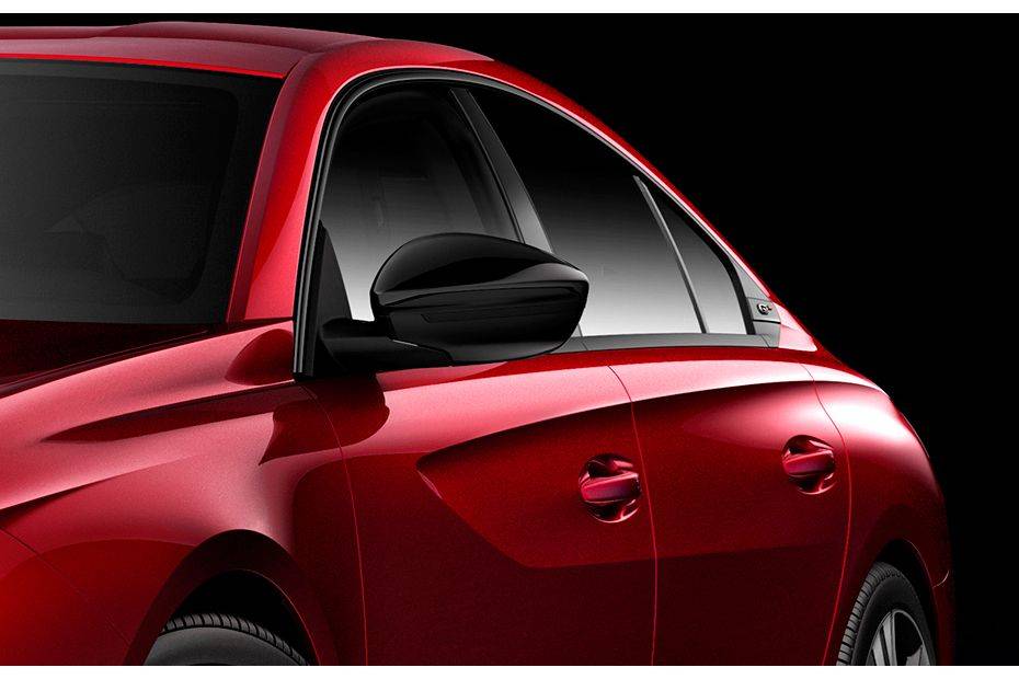Peugeot 508 2023 Drivers Side Mirror Front Angle Peugeot 508 2023 Drivers Side Mirror Front Angle
