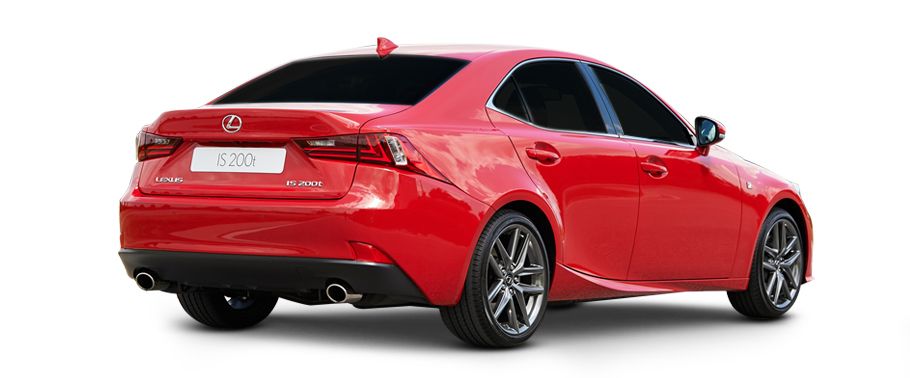 IS 200t Rear angle view