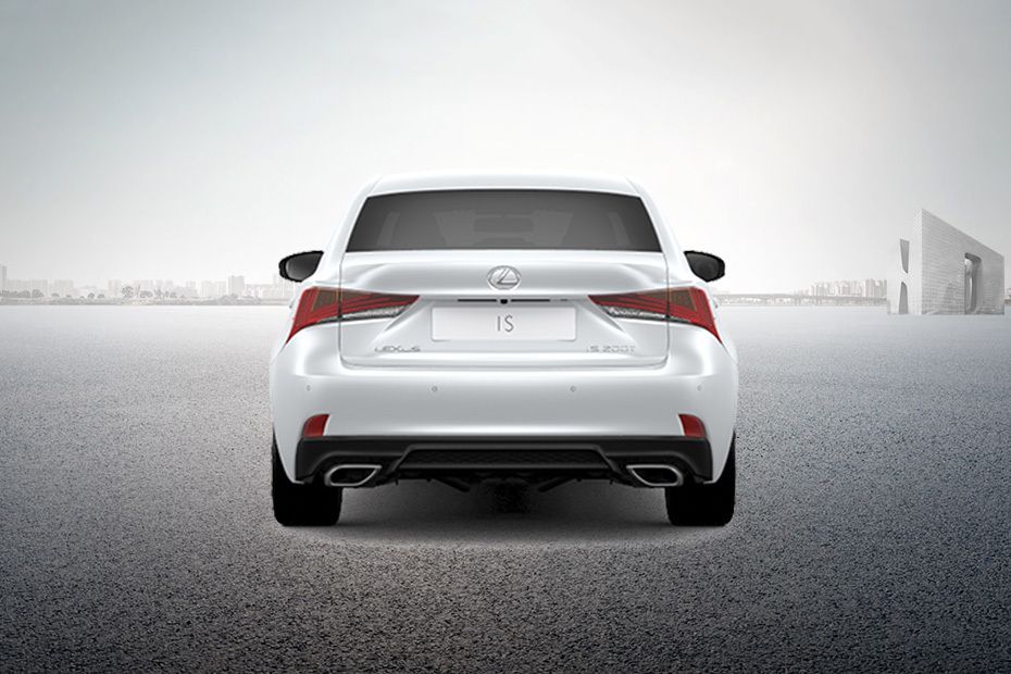 Full Rear View of Lexus IS