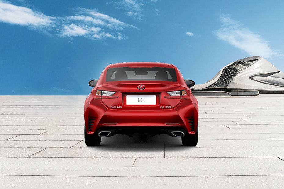 Full Rear View of Lexus RC Full Rear View of Lexus RC