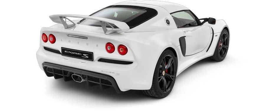 Exige S Coupe Rear angle view