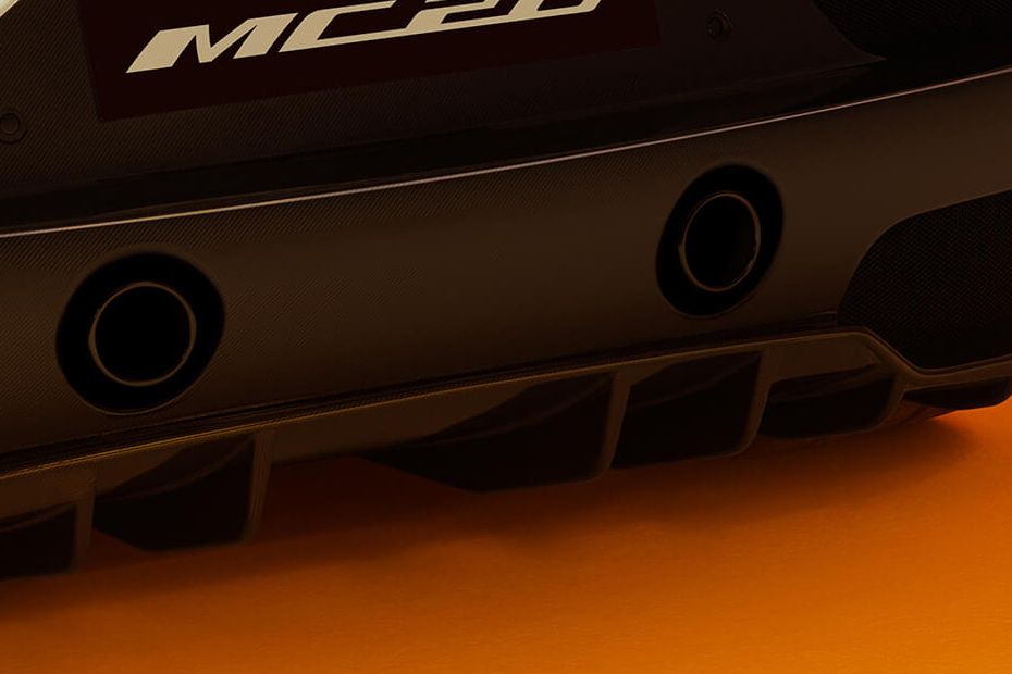 Exhaust Pipe of Maserati MC20 Exhaust Pipe of Maserati MC20