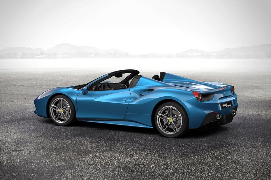 Rear Cross View of Ferrari 488 Spider Rear Cross View of Ferrari 488 Spider