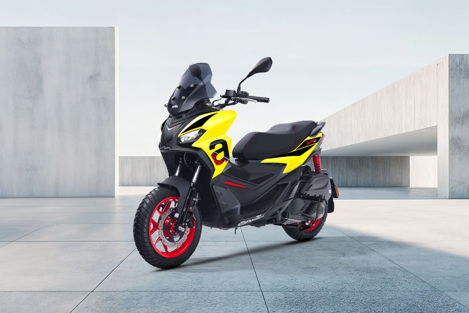 Aprilia SR GT 200 Slant Front View Full Image