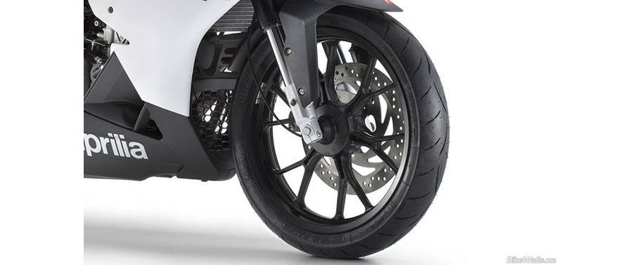 Aprilia RS 125 Front Tyre View
