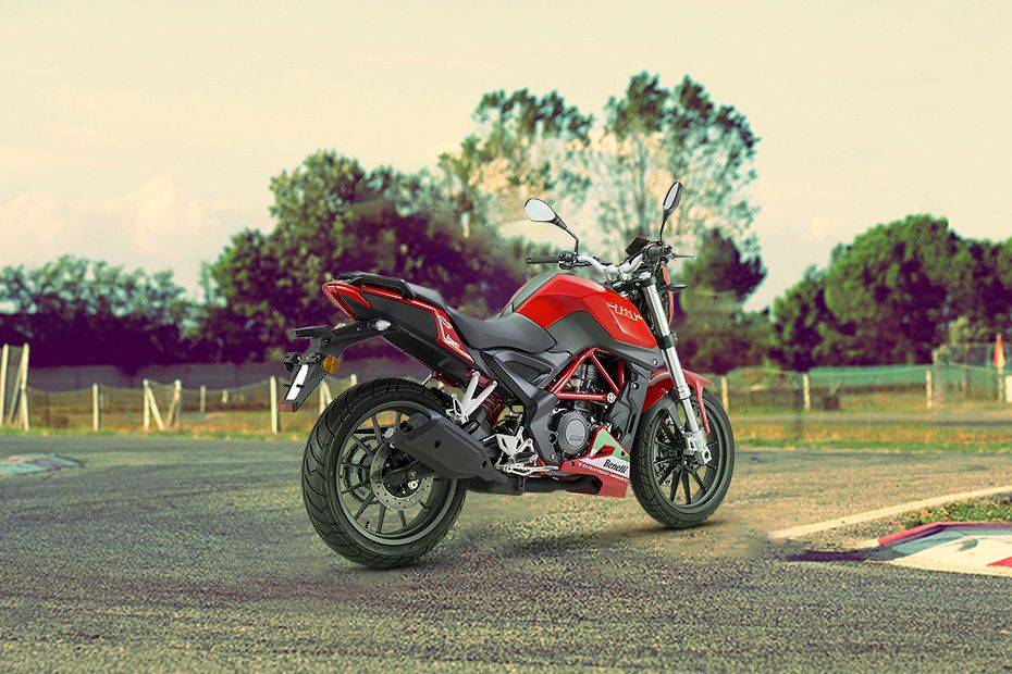 Benelli TNT 25 Back Side View Benelli TNT 25 Back Side View