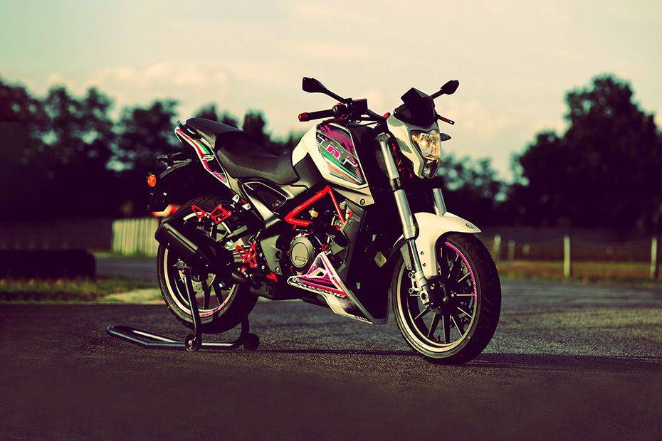 Benelli TNT 25 Slant Rear View Full Image Benelli TNT 25 Slant Rear View Full Image