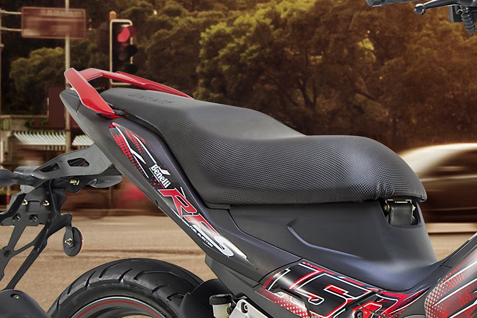Benelli RFS 150I Rider Seat View Benelli RFS 150I Rider Seat View