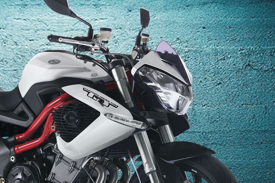 Benelli Century Racer Head Light View Benelli Century Racer Head Light View