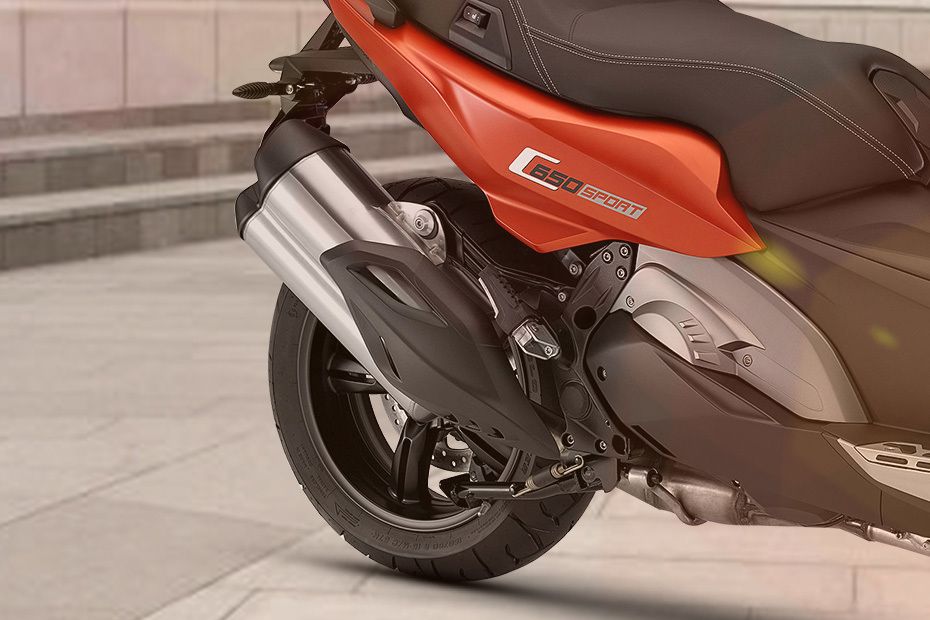 BMW C 650 Sport Exhaust View BMW C 650 Sport Exhaust View