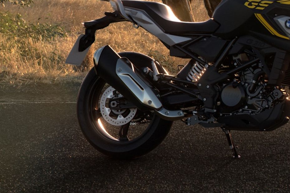 BMW G 310 GS  40 Years GS Edition Exhaust View