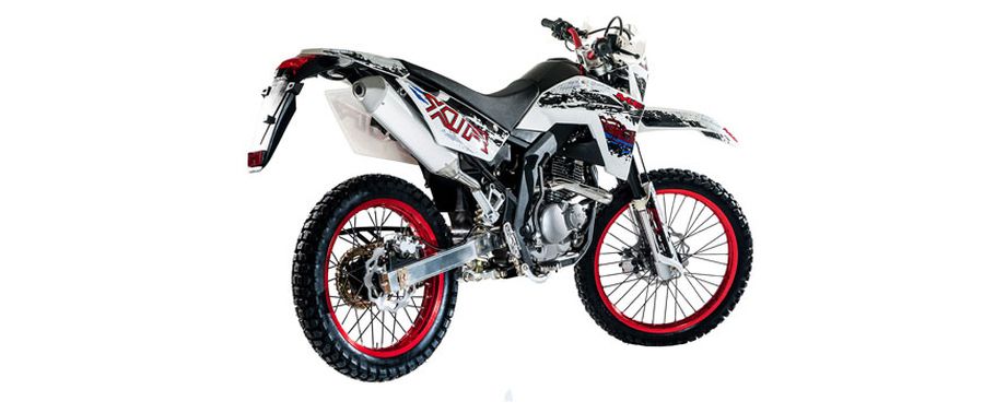 Daelim XTR 200 Back Side View