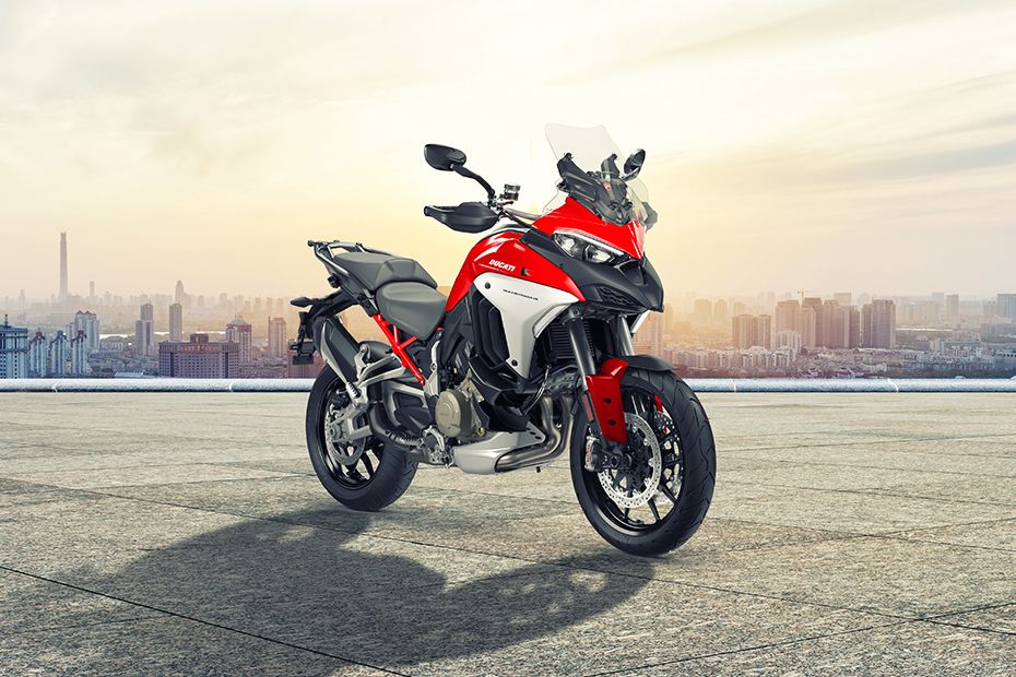 Ducati Multistrada V4 Slant Rear View Full Image Ducati Multistrada V4 Slant Rear View Full Image