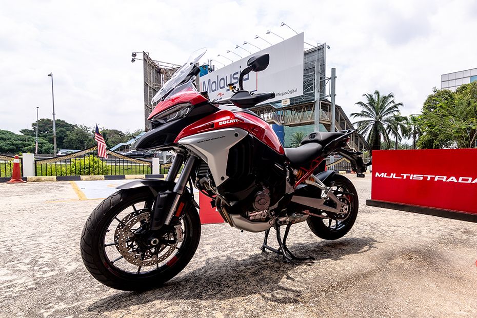 Ducati Multistrada V4 Slant Upfront View Ducati Multistrada V4 Slant Upfront View
