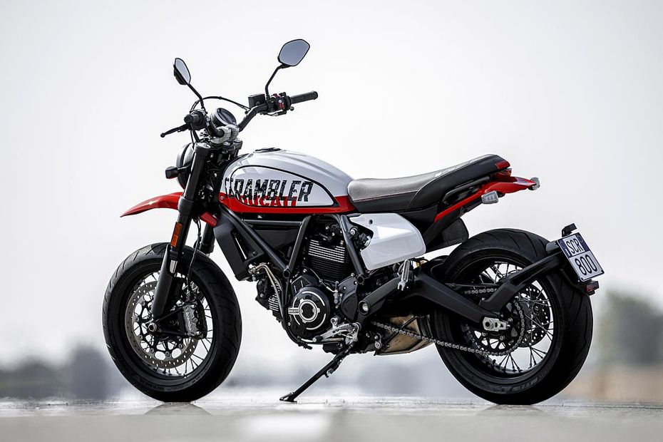 Ducati Scrambler Urban Motard Back Side View Ducati Scrambler Urban Motard Back Side View