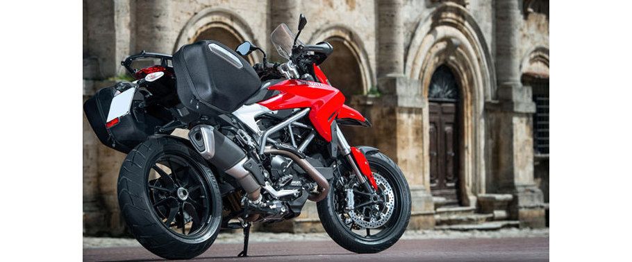 Ducati Hyperstrada Back Side View Ducati Hyperstrada Back Side View