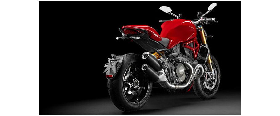 Ducati Monster 1200 Back Side View