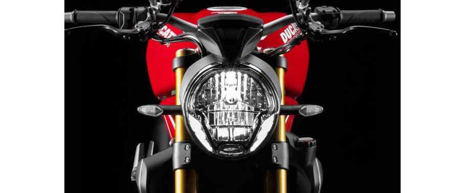 Ducati Monster 1200 Head Light View