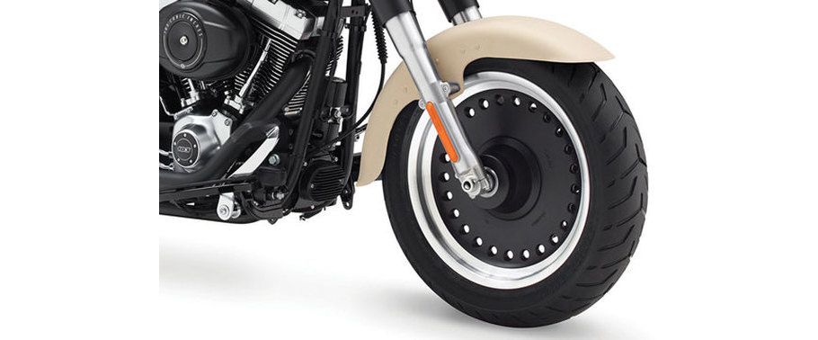 Harley-Davidson Fat Boy Special Front Tyre View Harley-Davidson Fat Boy Special Front Tyre View