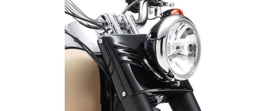 Harley-Davidson Fat Boy Special Head Light View Harley-Davidson Fat Boy Special Head Light View
