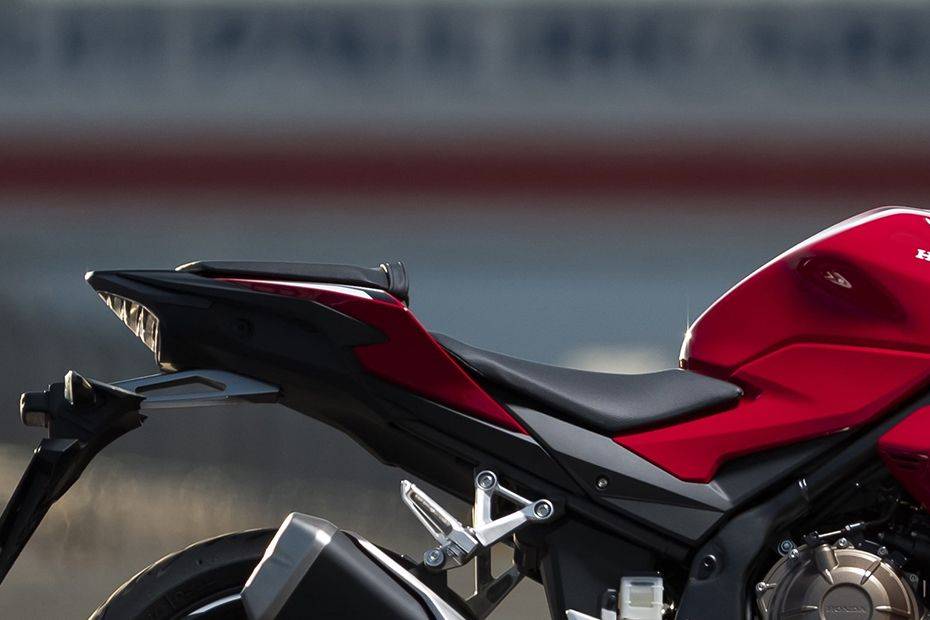 Honda CBR500R Rider Seat View Honda CBR500R Rider Seat View