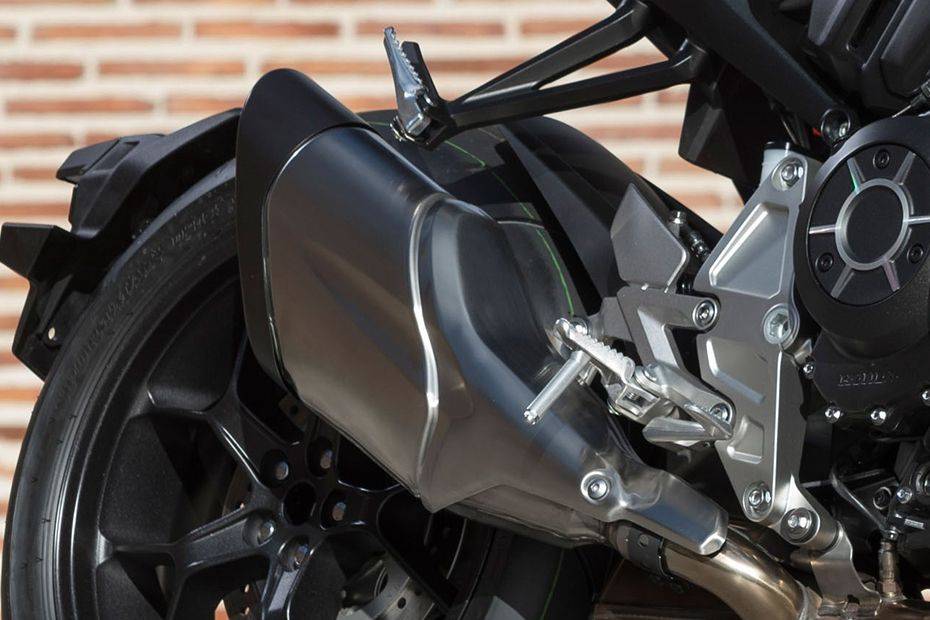 Honda CB1000R Exhaust View Honda CB1000R Exhaust View