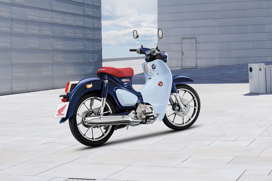 Honda Super Cub Back Side View Honda Super Cub Back Side View