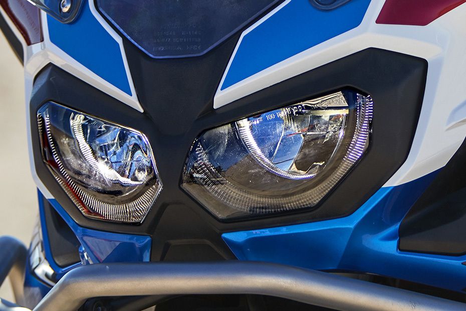 Honda Africa Twin Adventure Sports Head Light View Honda Africa Twin Adventure Sports Head Light View