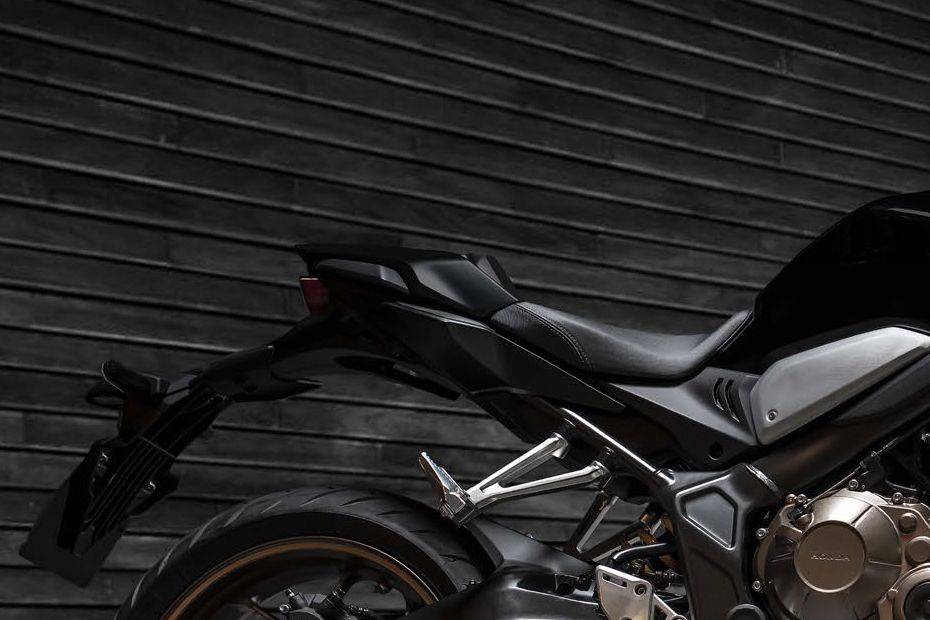 Honda CB650R Rider Seat View Honda CB650R Rider Seat View