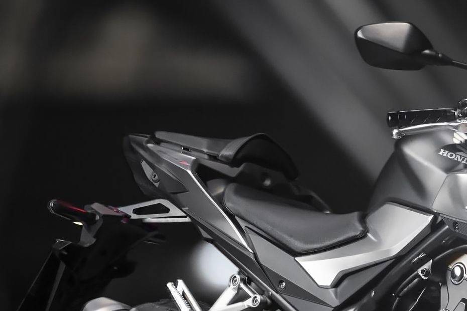Honda CB500F Rider Seat View Honda CB500F Rider Seat View