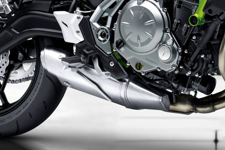 Kawasaki Z650 ABS Exhaust View Kawasaki Z650 ABS Exhaust View