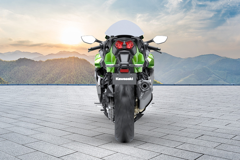 Kawasaki Ninja H2SX Rear Viewfull Image Kawasaki Ninja H2SX Rear Viewfull Image