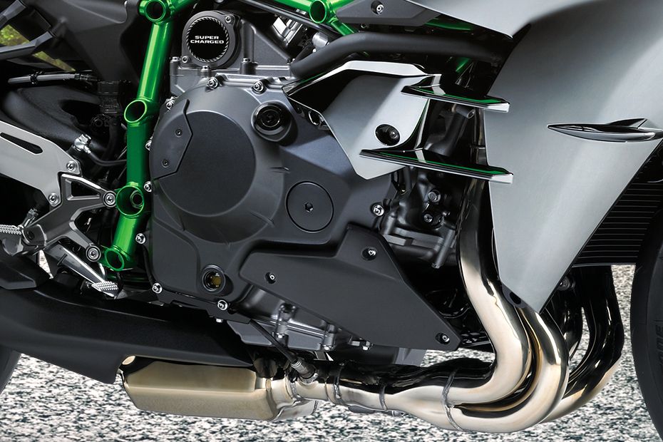 Kawasaki Ninja H2 Engine View Kawasaki Ninja H2 Engine View