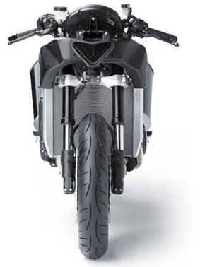 Kawasaki Ninja ZZR1400 Front View Full Image