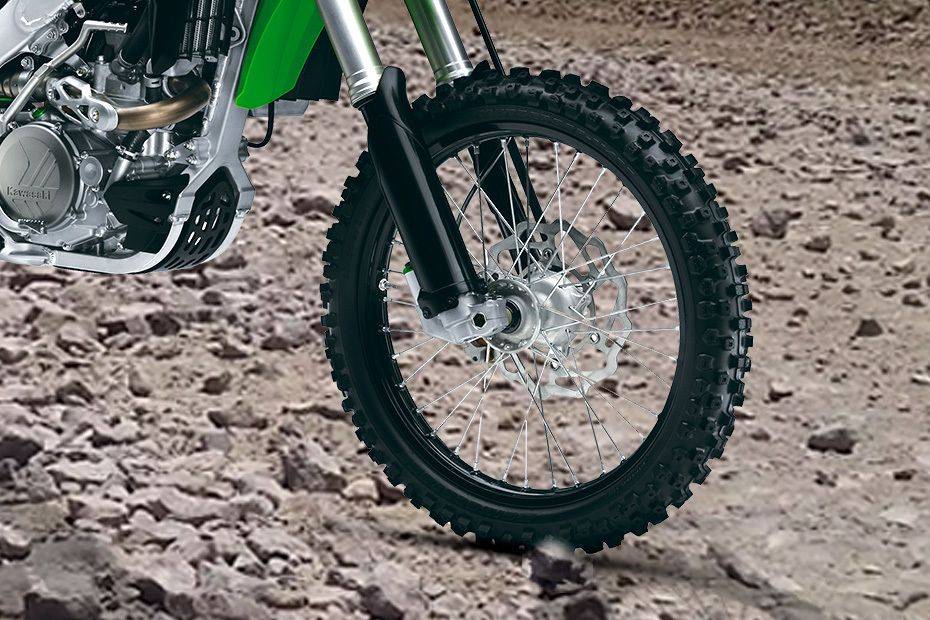 Kawasaki KX450F Front Tyre View Kawasaki KX450F Front Tyre View