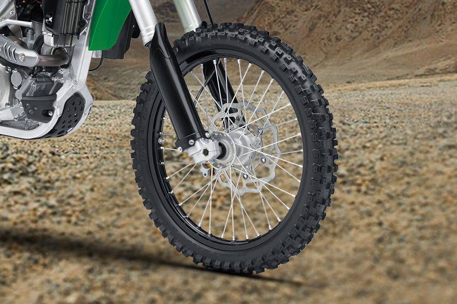 Kawasaki KX250F Front Tyre View Kawasaki KX250F Front Tyre View