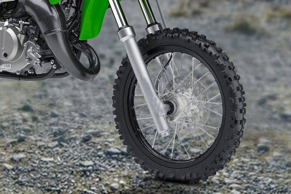 Kawasaki KX65 Front Tyre View Kawasaki KX65 Front Tyre View
