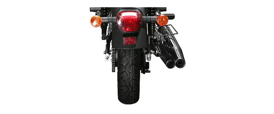 Keeway Dorado Black Knight 250 Exhaust View